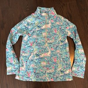 Lilly Pulitzer cape cod and islands half zip